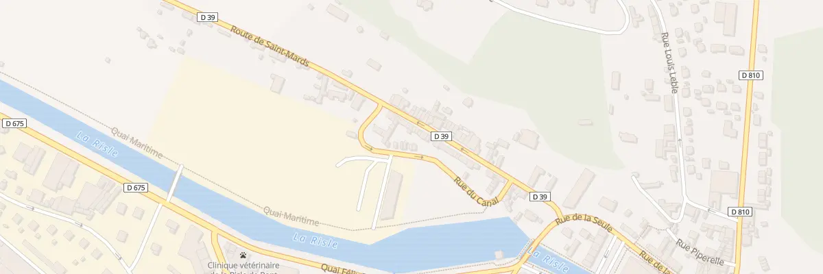 Plan du 61 Rue de la Madeleine à Pont-Audemer