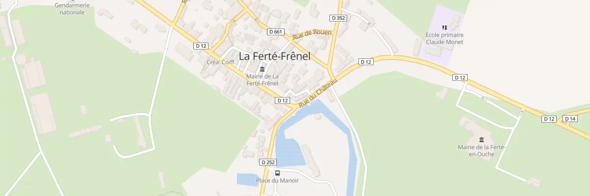 Plan du 2 Rue du Centre Bourg à La Ferté-en-Ouche
