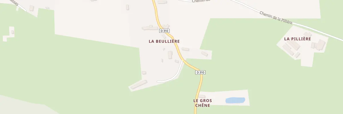 Plan du 110 La Beulliere à Bellavilliers