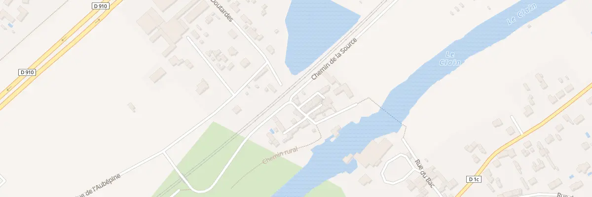 Plan du 2 Che de la Source à Naintré