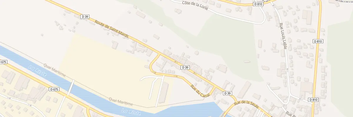 Plan du 48 Rue de la Madeleine à Pont-Audemer