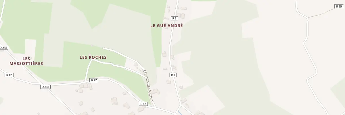 Plan du 5275 Le Gue Andre à Chahaignes