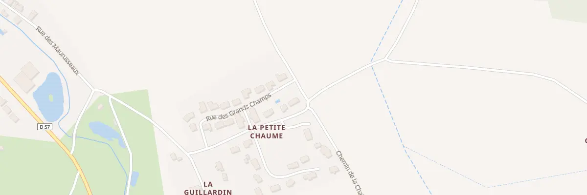 Plan du 6 Rue de la Petite Chaume à Villaines-les-Rochers