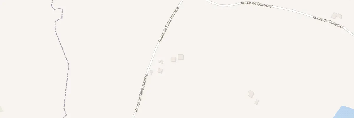 Plan du 1266 Rte de Saint-nazaire à Lalandusse