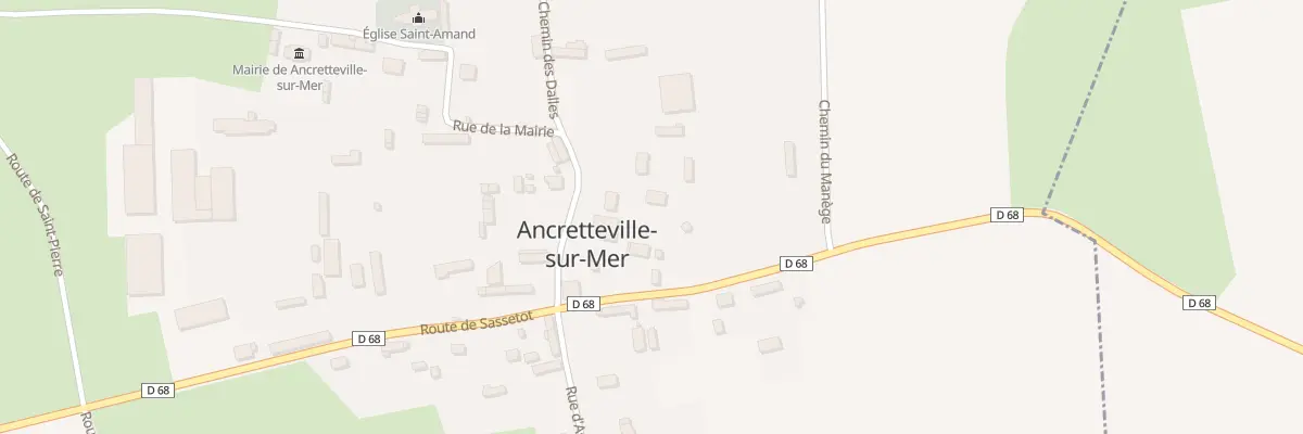 Plan du 82 Rue de la Mairie à Ancretteville-sur-Mer