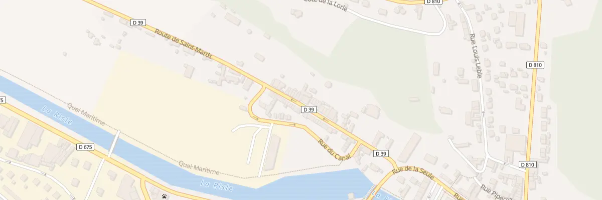 Plan du 36B Rue de la Madeleine à Pont-Audemer