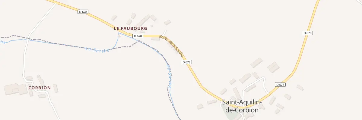 Plan du 241 Rte de la Sarthe à Saint-Aquilin-de-Corbion