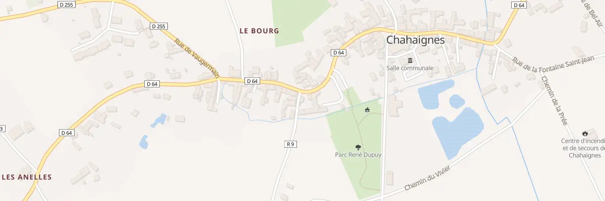 Plan du 19 Rue de la Fontaine Marot à Chahaignes