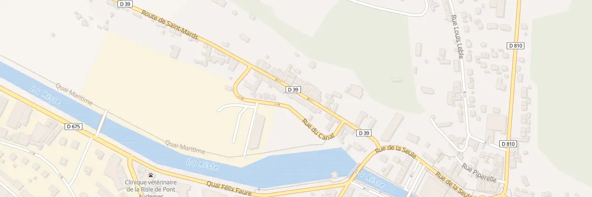 Plan du 47 Rue de la Madeleine à Pont-Audemer