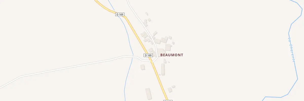 Plan du 3 Beaumont à Alloue