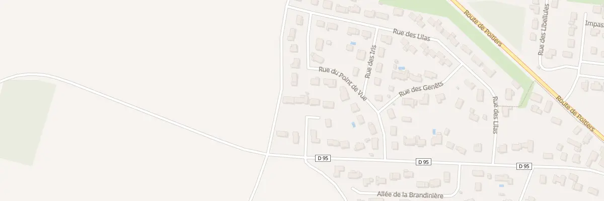 Plan du 5 All des Rosiers à Fleuré