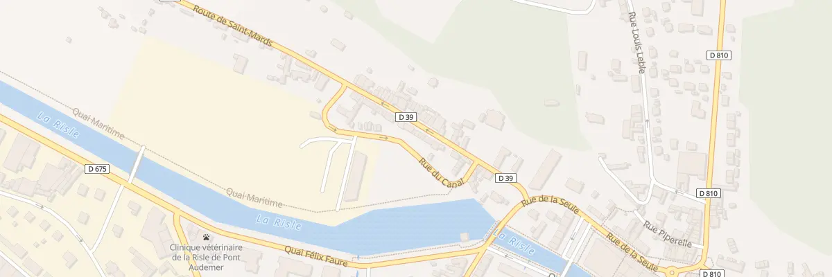 Plan du 43 Rue de la Madeleine à Pont-Audemer