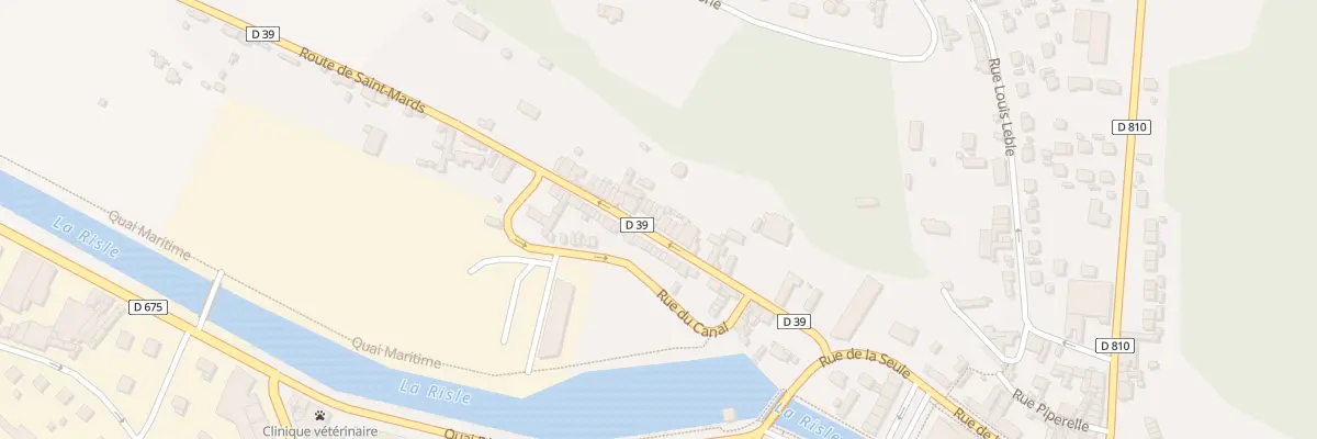 Plan du 28 Rue de la Madeleine à Pont-Audemer