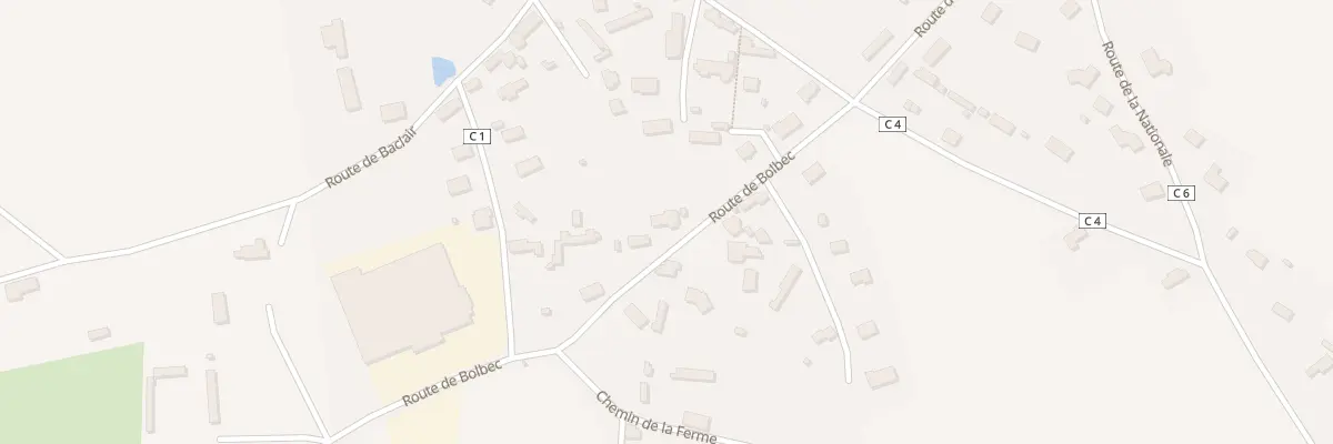 Plan du 350 Rte de Bolbec à Raffetot