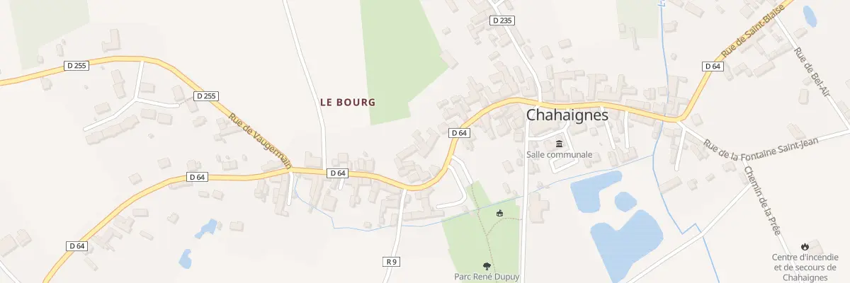 Plan du 5042 Rue de la Fontaine Marot à Chahaignes