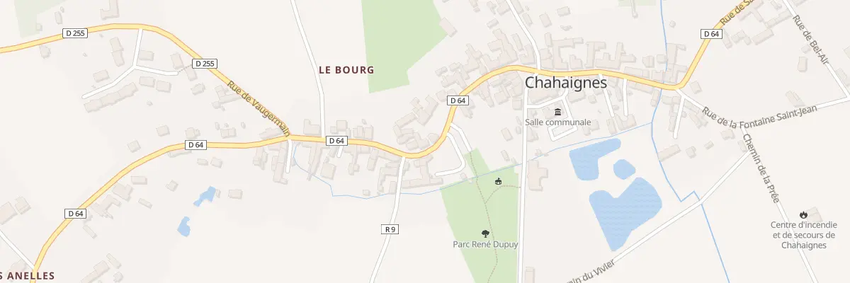 Plan du 24 Rue de la Fontaine Marot à Chahaignes