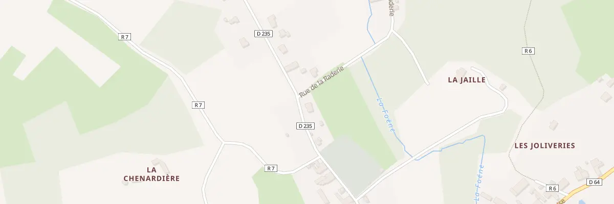 Plan du 12 Rue de la Foret De Berce à Chahaignes