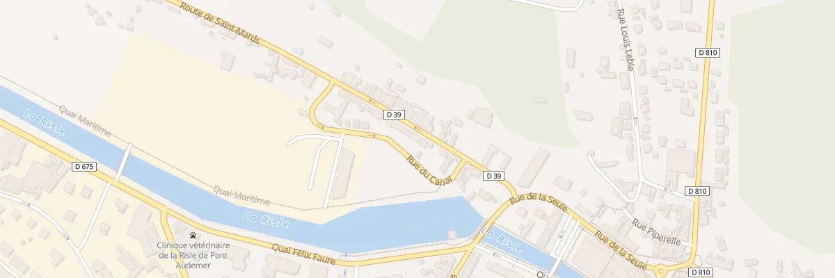 Plan du 37 Rue de la Madeleine à Pont-Audemer