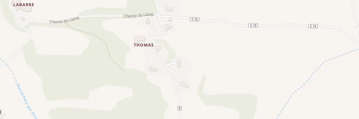 Plan du 209 Imp de Thomas à Ordan-Larroque