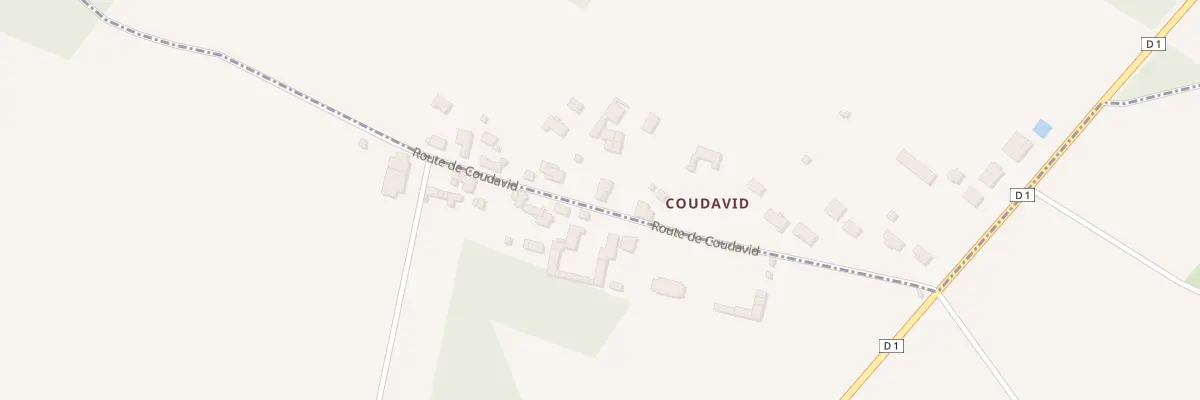 Plan du 30 Rte de Coudavid à Lavoux
