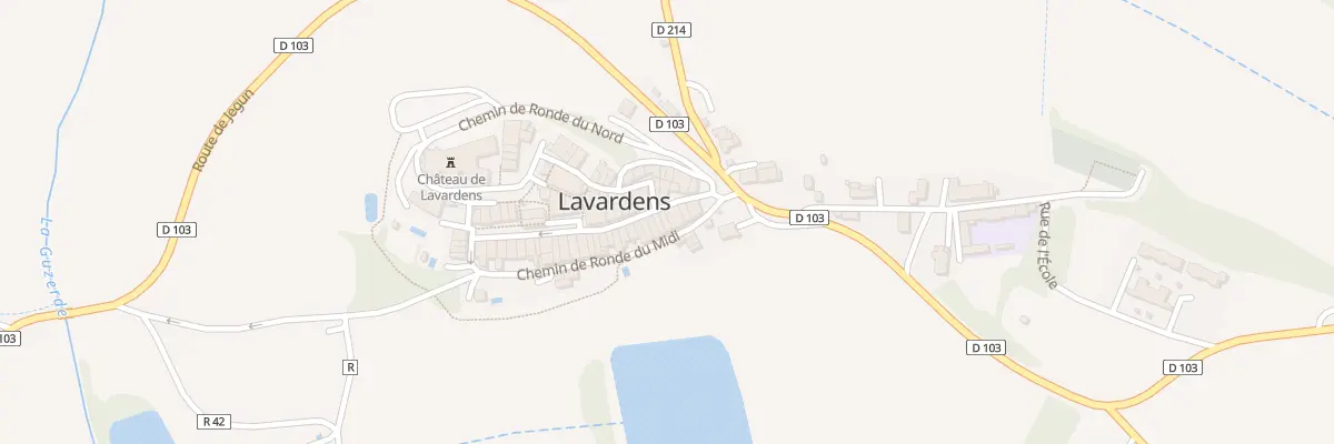 Plan du 5035 La Ville à Lavardens