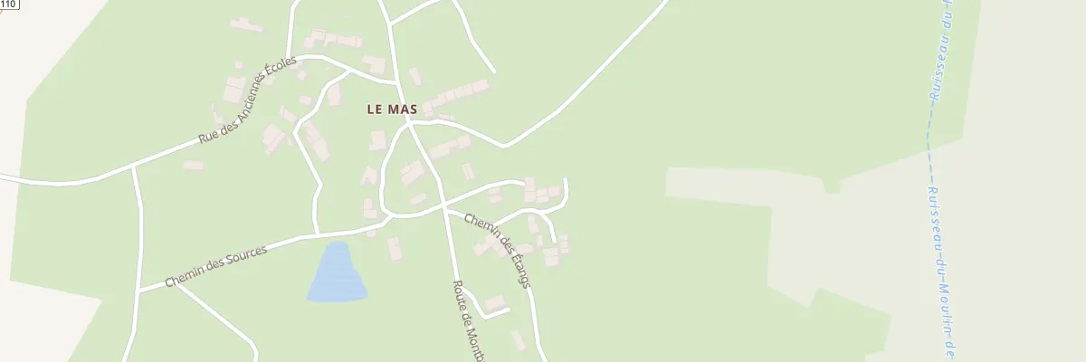 Plan du 3 Che du Terrier à Mazerolles