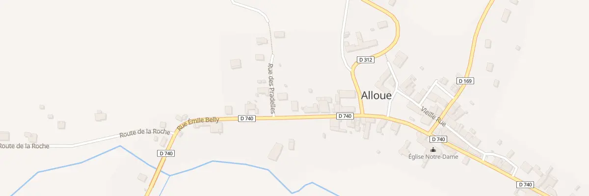 Plan du 48 Rue Emile Belly à Alloue
