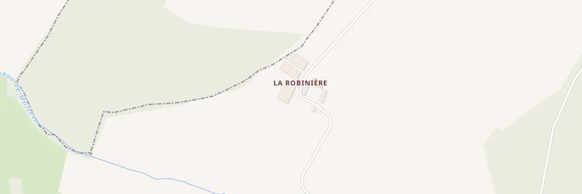 Plan du 6 La Robinière à Pouvrai