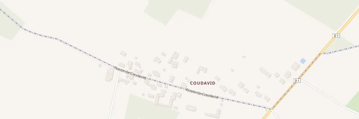 Plan du 28 Rte de Coudavid à Lavoux