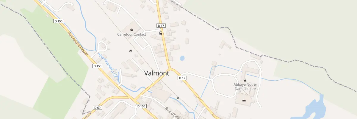 Plan du 2 Rue Albert Bellavoine à Valmont