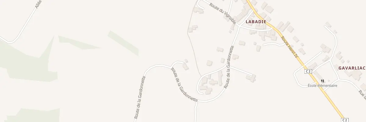 Plan du 390 Rte de la Gardonnette à Colombier