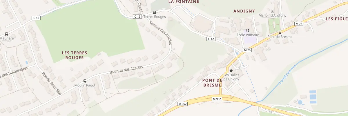 Plan du 1 Av des Acacias à Saint-Étienne-de-Chigny