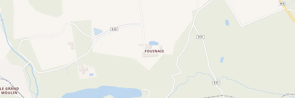 Plan du 3 Fouinais à Pernay