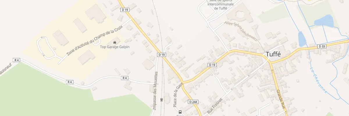 Plan du 6 Rue de la Libération à Tuffé Val de la Chéronne
