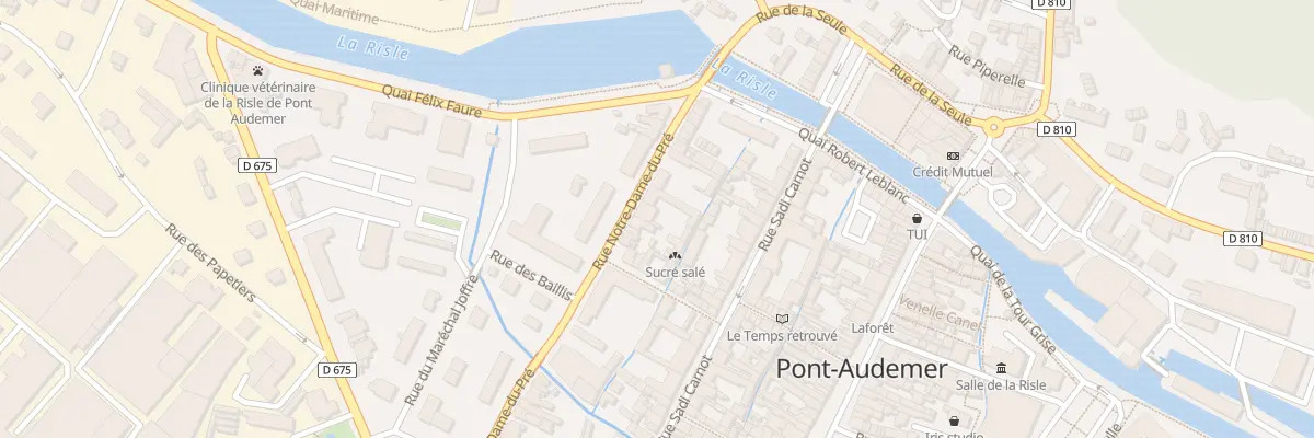 Plan du 48 Rue Notre-Dame du Pré à Pont-Audemer