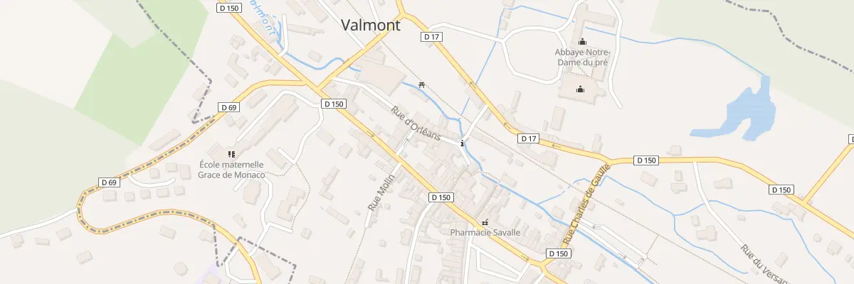 Plan du 15 Rue d’Orleans à Valmont