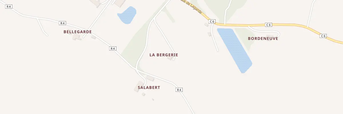 Plan du 290 Rte de Lagarde à La Romieu