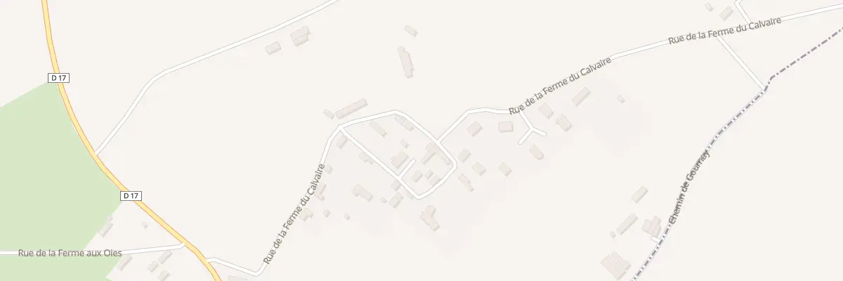 Plan du 338 Rue de la Ferme du Calvaire à Limpiville