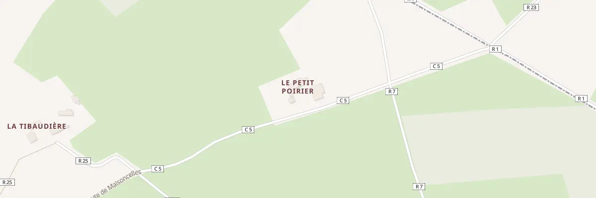 Plan du 5152 Le Petit Poirier à Villaines-sous-Lucé