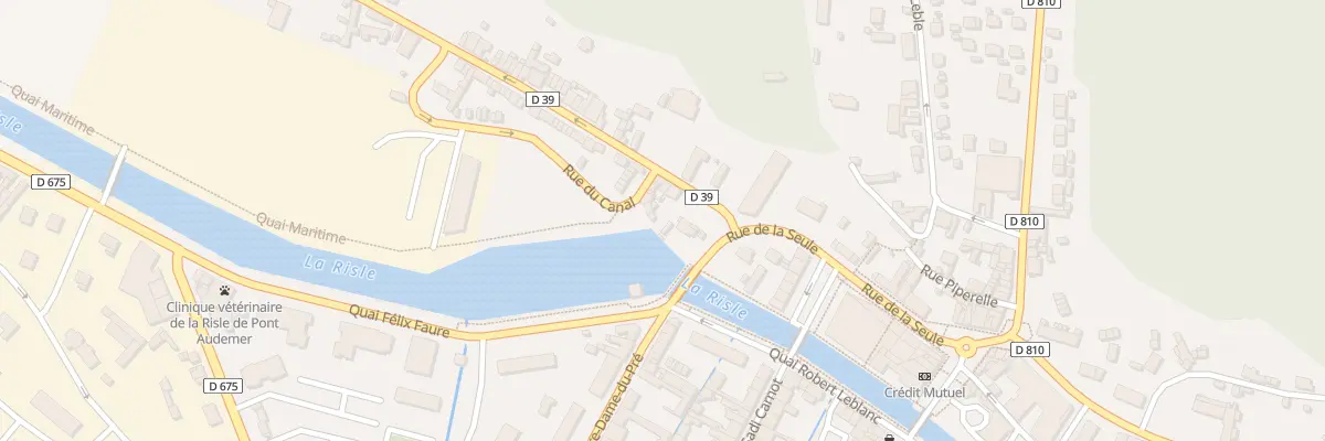 Plan du 17 Rue de la Madeleine à Pont-Audemer