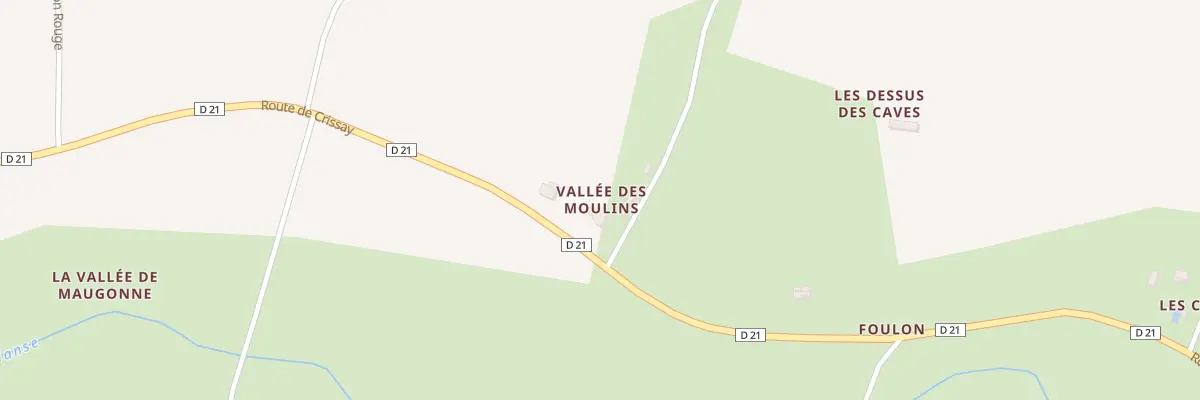 Plan du 575 Vallee de Moulins à Saint-Épain
