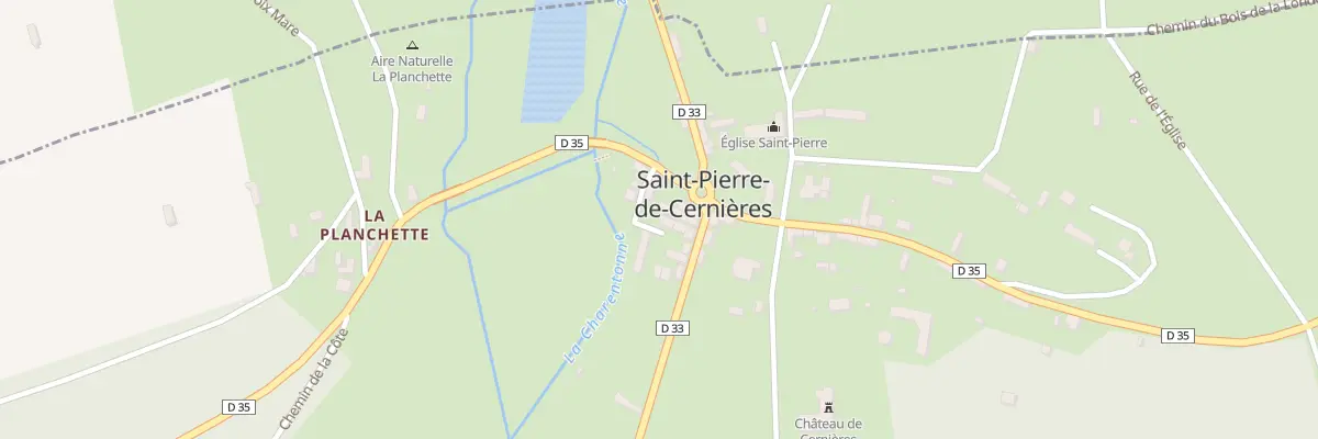 Plan du 4 Ple du Lavoir à Saint-Pierre-de-Cernières