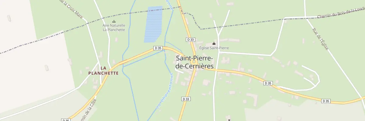 Plan du 1 Ple du Lavoir à Saint-Pierre-de-Cernières