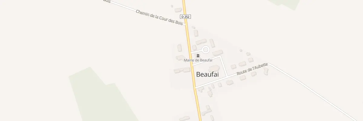Plan du 59 Rte de Livet à Beaufai