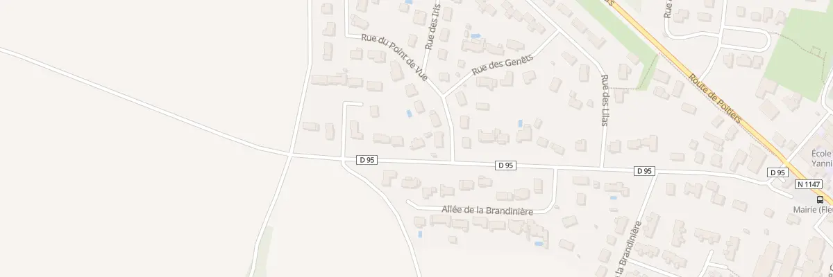 Plan du 30 Rte de Nieuil à Fleuré