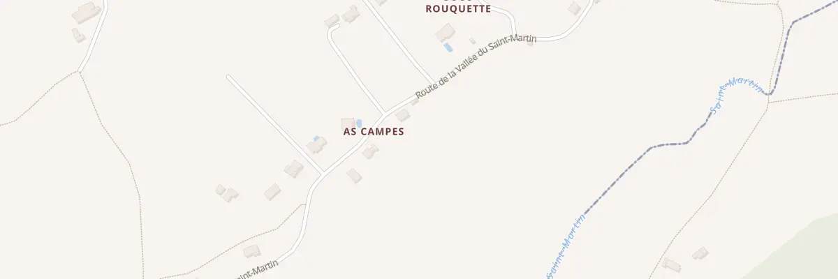 Plan du 2203 Rte de la Vallee du St Martin à Lusignan-Petit