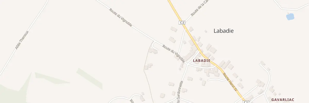 Plan du 105 Rte du Vignoble à Colombier