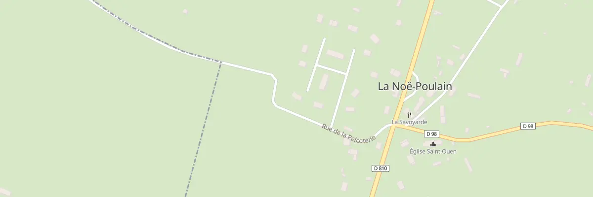 Plan du 7 Lot Maurice Peuffier à La Noë-Poulain