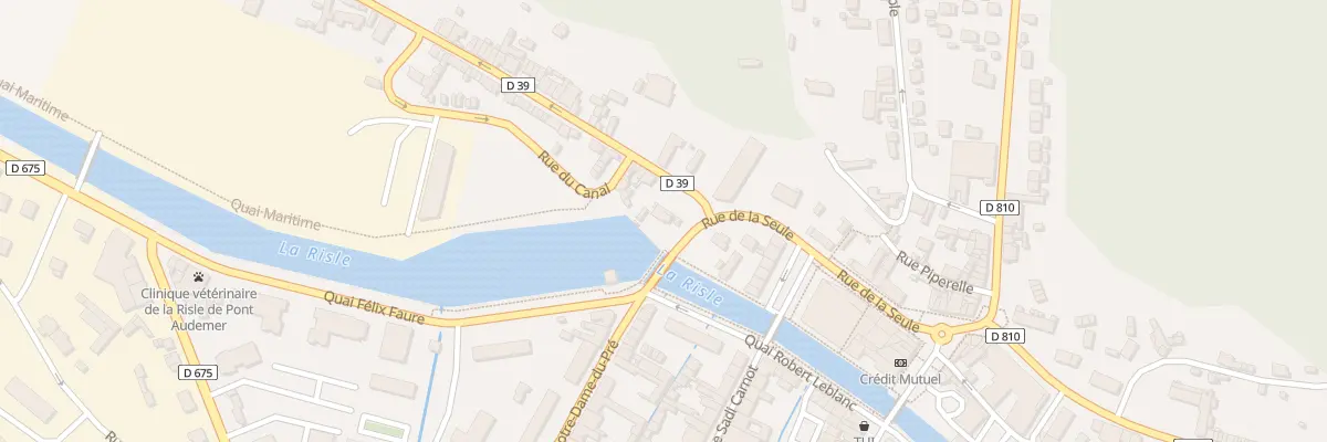 Plan du 15 Rue de la Madeleine à Pont-Audemer