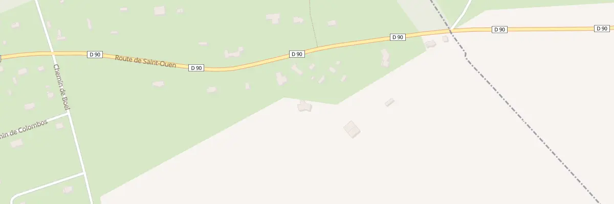 Plan du 1684B Rte de Saint Ouen à Bouquelon
